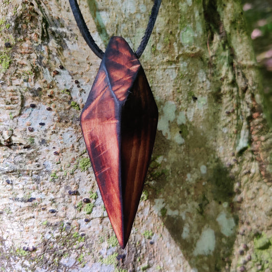 Hand carved pendant