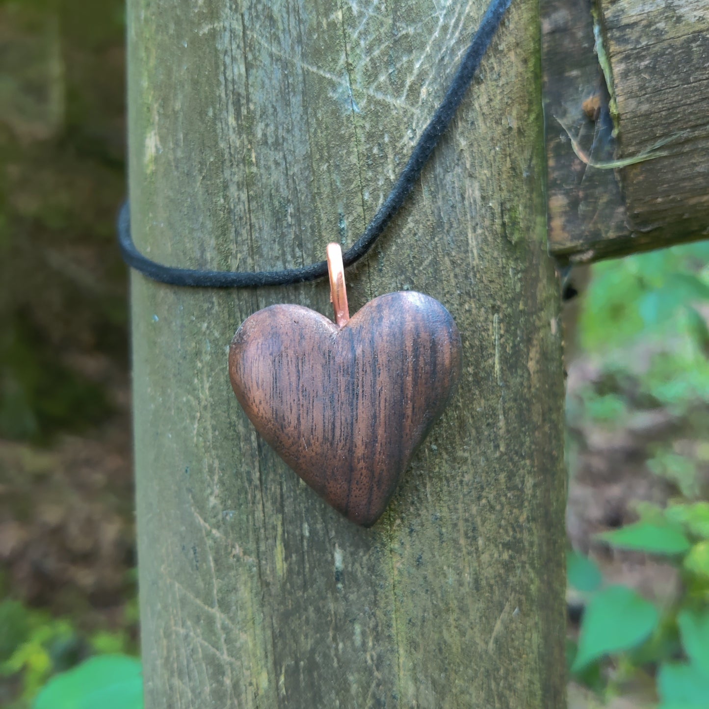 Handmade heart pendant